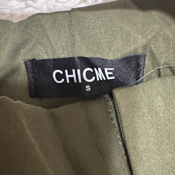 Chic Olive Green Trousers - Picture 3 of 3